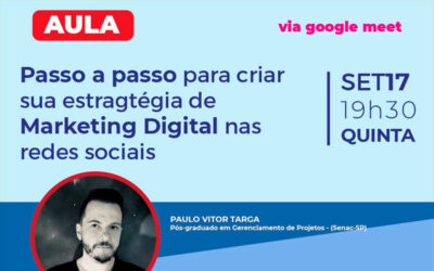 CDL e Sincomercio promovem aula gratuita sobre estratégia de Marketing Digital dia 17/09