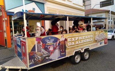 Expresso da Alegria visita bairros de Jundiaí e promove passeios até dia 23/12