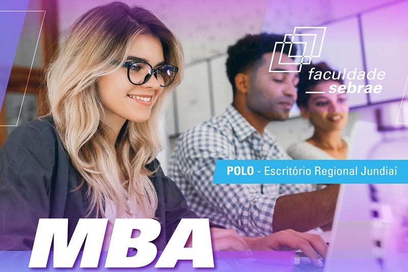 Curso de MBA em Gestão de Negócios, Marketing Digital e E-commerce é oferecido pelo Sebrae, em parceria com o Sincomercio e CDL Jundiaí